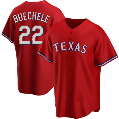 Texas Rangers Steve Buechele White Replica Men's Home Player Jersey  S,M,L,XL,XXL,XXXL,XXXXL