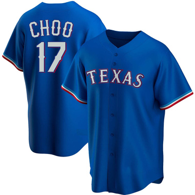 Men's Texas Rangers Shin-Soo Choo Majestic Home White Flex Base Authentic  Collection Player Jersey